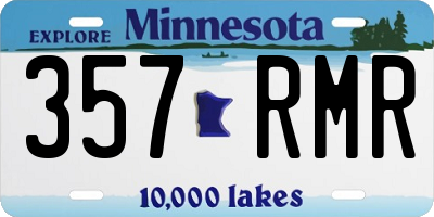 MN license plate 357RMR