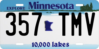 MN license plate 357TMV