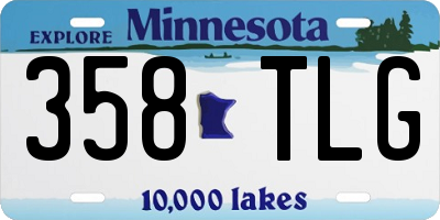 MN license plate 358TLG
