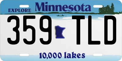 MN license plate 359TLD