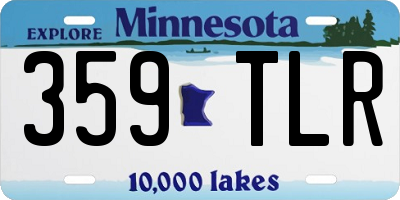 MN license plate 359TLR