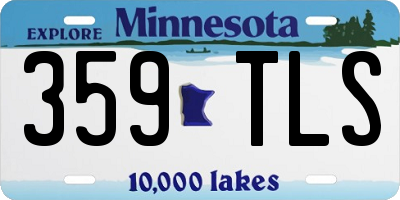MN license plate 359TLS