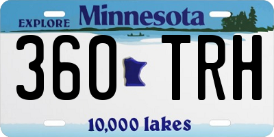 MN license plate 360TRH