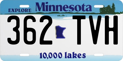 MN license plate 362TVH