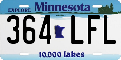 MN license plate 364LFL