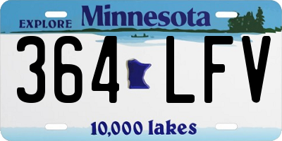 MN license plate 364LFV