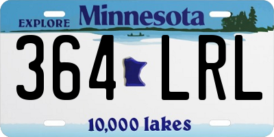 MN license plate 364LRL