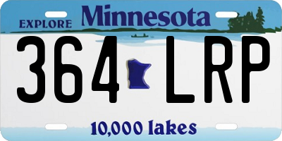 MN license plate 364LRP