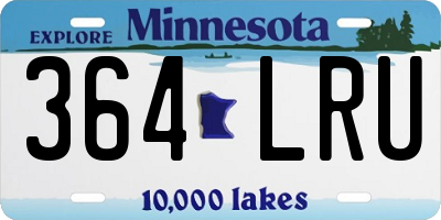 MN license plate 364LRU