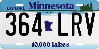 MN license plate 364LRV