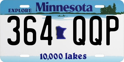 MN license plate 364QQP