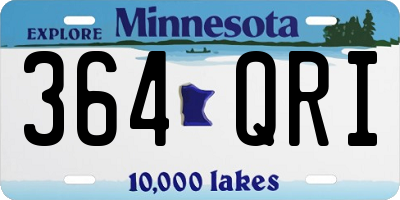 MN license plate 364QRI
