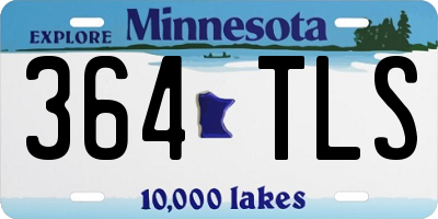MN license plate 364TLS