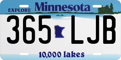 MN license plate 365LJB