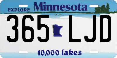 MN license plate 365LJD