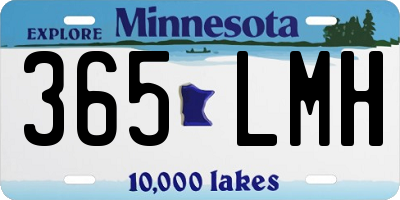 MN license plate 365LMH