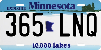 MN license plate 365LNQ