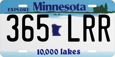 MN license plate 365LRR