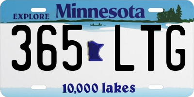 MN license plate 365LTG