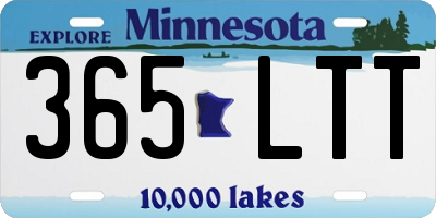 MN license plate 365LTT