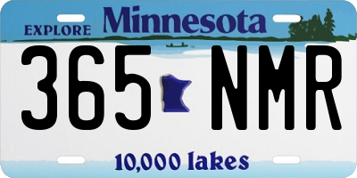 MN license plate 365NMR