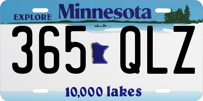 MN license plate 365QLZ