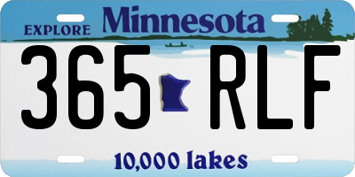MN license plate 365RLF