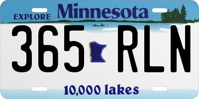 MN license plate 365RLN