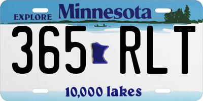 MN license plate 365RLT