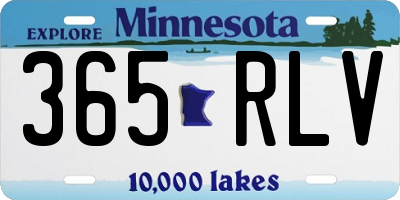 MN license plate 365RLV