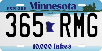MN license plate 365RMG