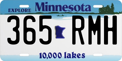 MN license plate 365RMH