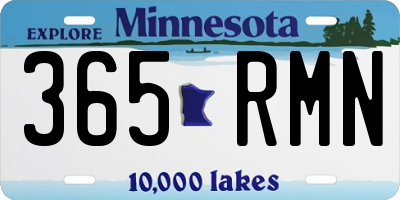 MN license plate 365RMN