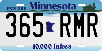MN license plate 365RMR