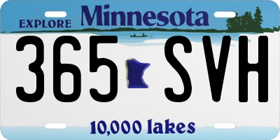 MN license plate 365SVH