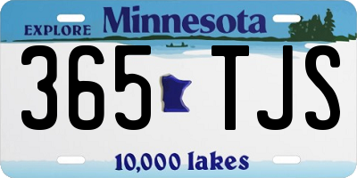 MN license plate 365TJS