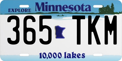 MN license plate 365TKM