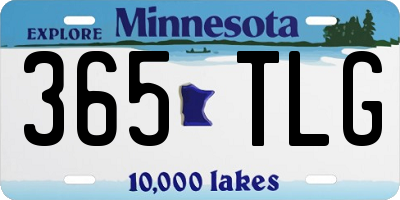 MN license plate 365TLG