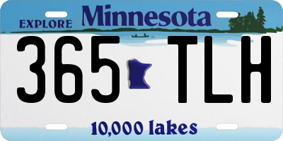MN license plate 365TLH