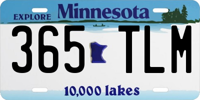 MN license plate 365TLM