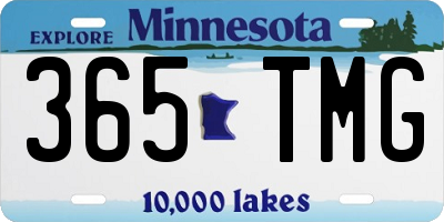 MN license plate 365TMG