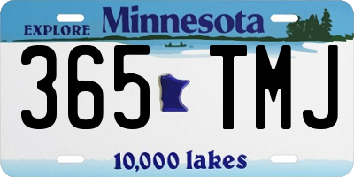 MN license plate 365TMJ