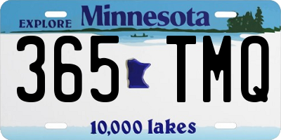 MN license plate 365TMQ