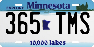 MN license plate 365TMS