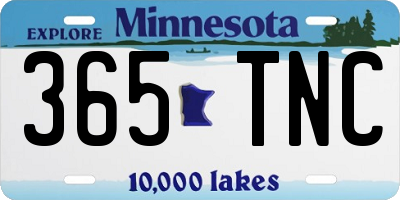 MN license plate 365TNC