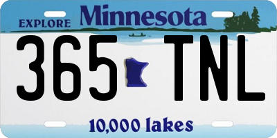 MN license plate 365TNL