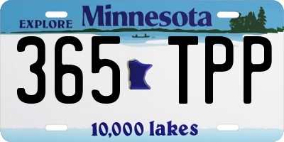 MN license plate 365TPP