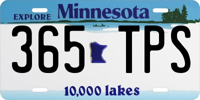 MN license plate 365TPS
