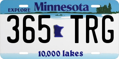 MN license plate 365TRG