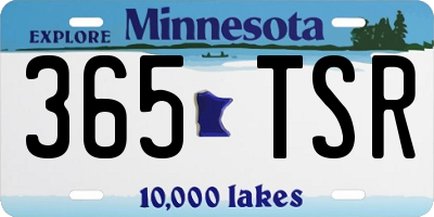 MN license plate 365TSR